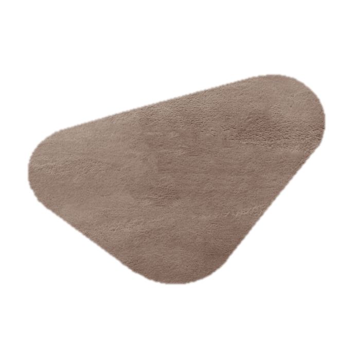 Karpet Fluffy Liro driehoek 170x240cm bruin