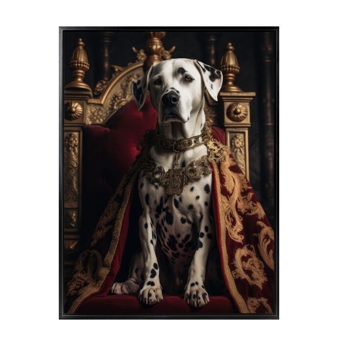 Poster in frame royal dog 45x60cm