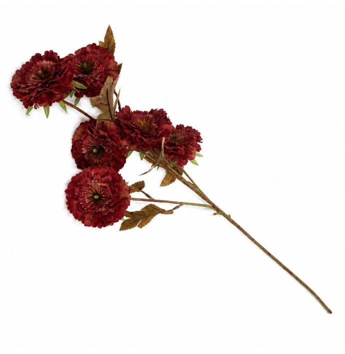 Kunstbloem Chrysant 76cm mauve