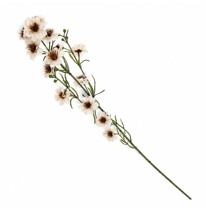 Kunstbloem Sering 86cm off-white