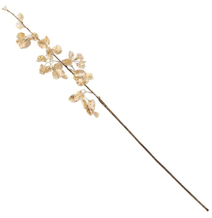 Kunst bloesemtak Koelreuteria glitter 106cm goud