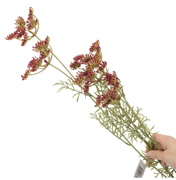 Kunsttak Dille 78cm roze