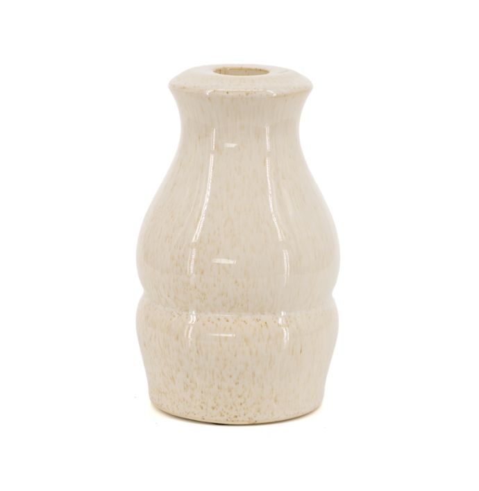 Aardewerk vaas Torre beige