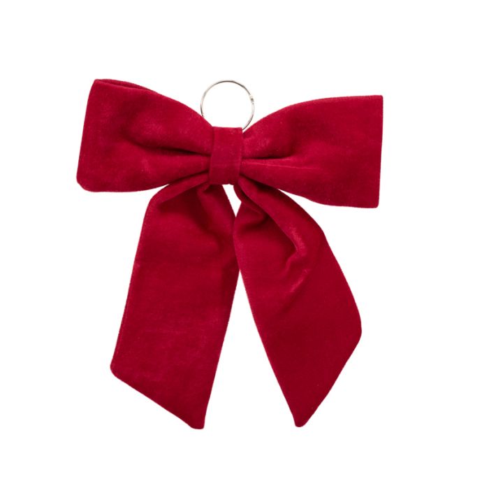 Stoffen strik S 40cm rood