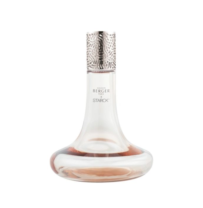 Maison Berger Geurbrander Starck Rose met 500ml Peau de Soie