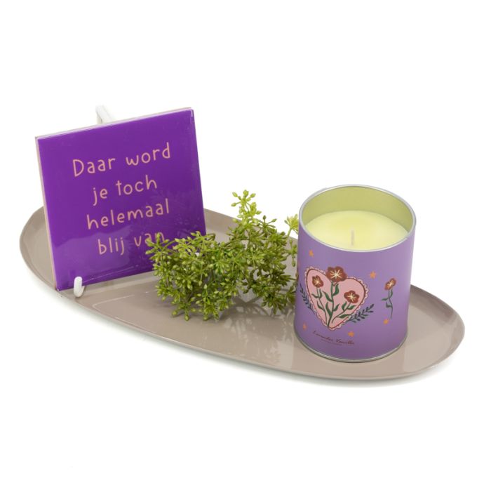 Tegeltje daar wordt je blij van