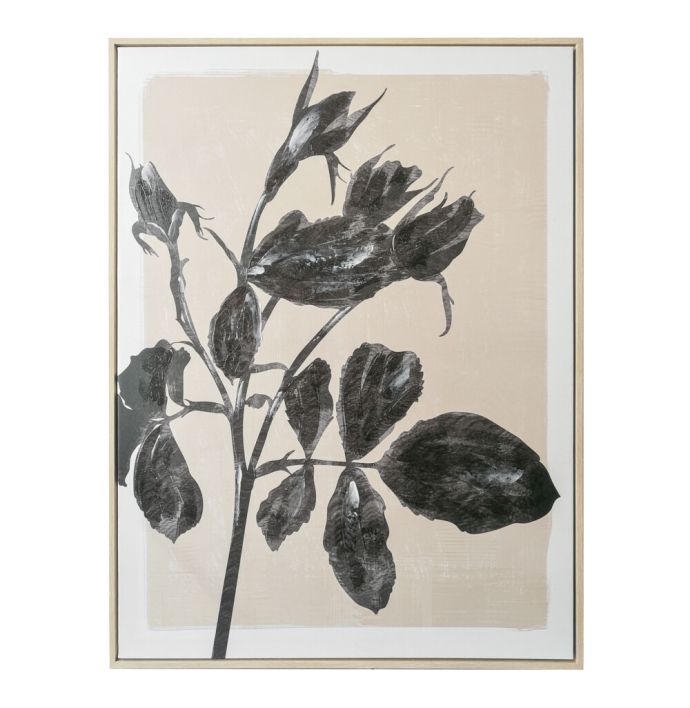 Schilderij bloem zand 85x113cm