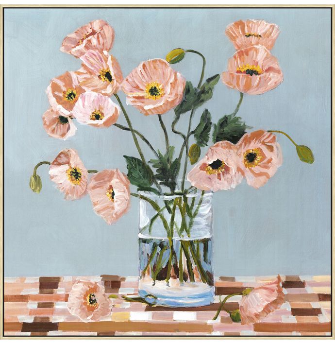 Schilderij Summer Petals 70x70cm