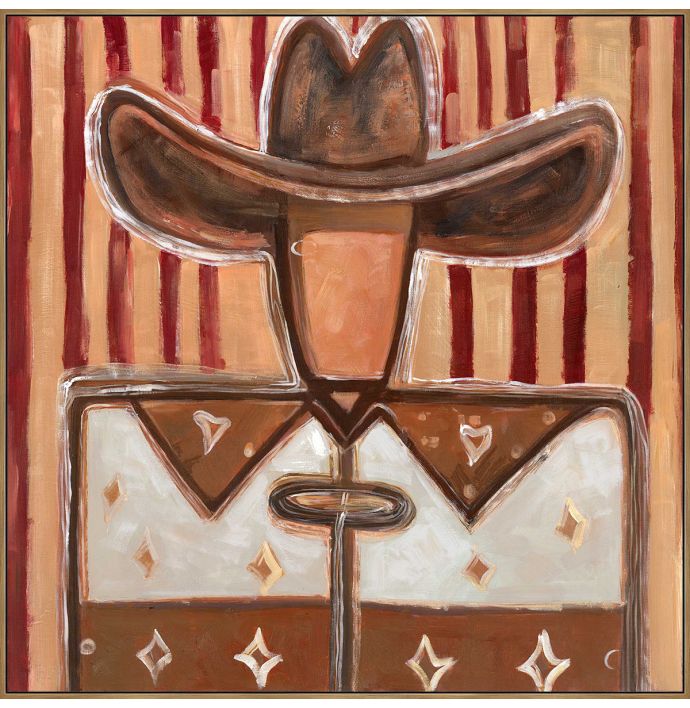 Schilderij Prairie Soul 70x70cm