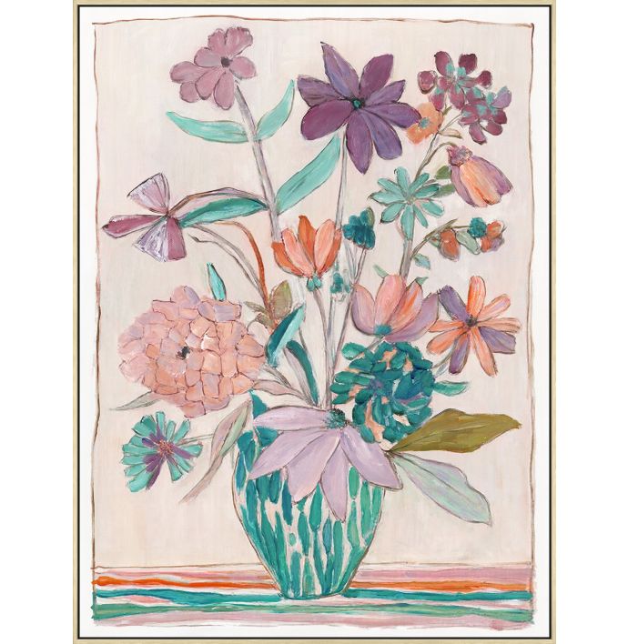 Schilderij Whimsical Florals 60x80cm