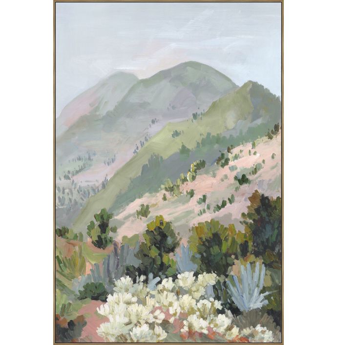 Schilderij Emerald Terrain 70x105cm
