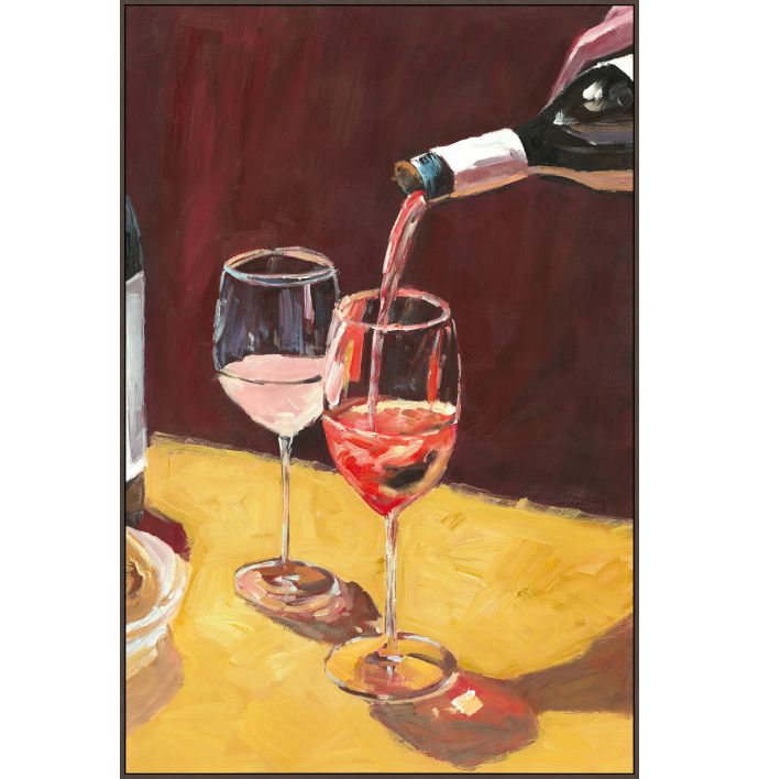 Schilderij Crimson Sip 70x105cm