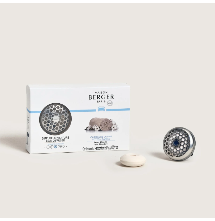 Maison Berger Car Diffuser met Cotton Caress