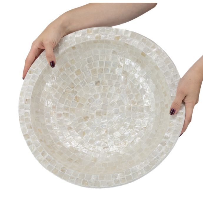 Deco tray capiz Zena S