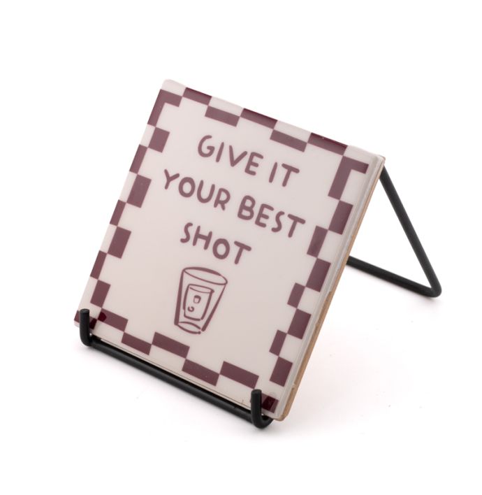 Tegeltje give it your best shot