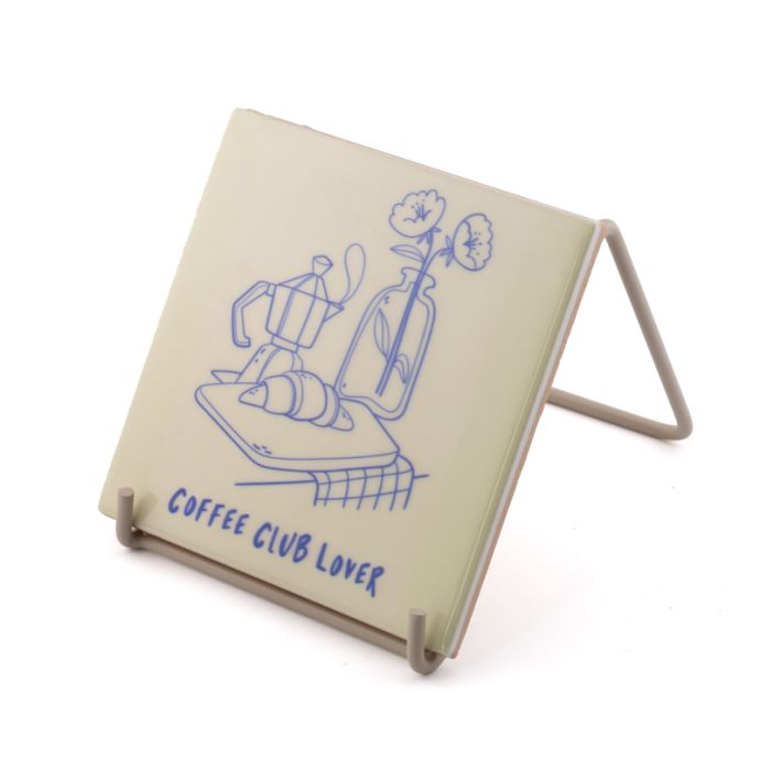 Tegeltje coffee club lover