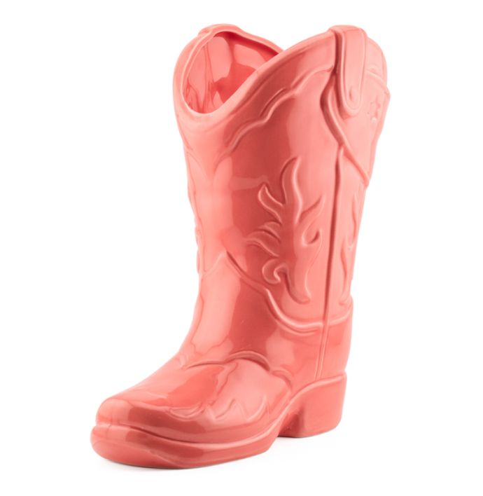 Aardewerk vaas Cowboy boot