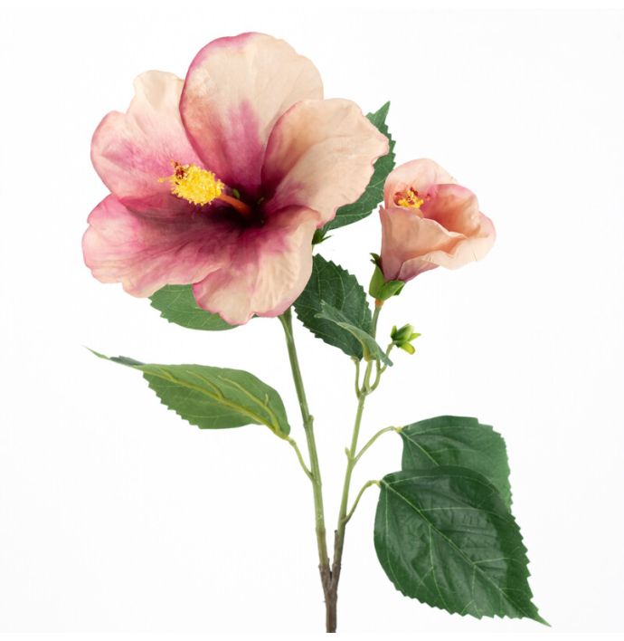 Kunstbloem hibiscus 67cm