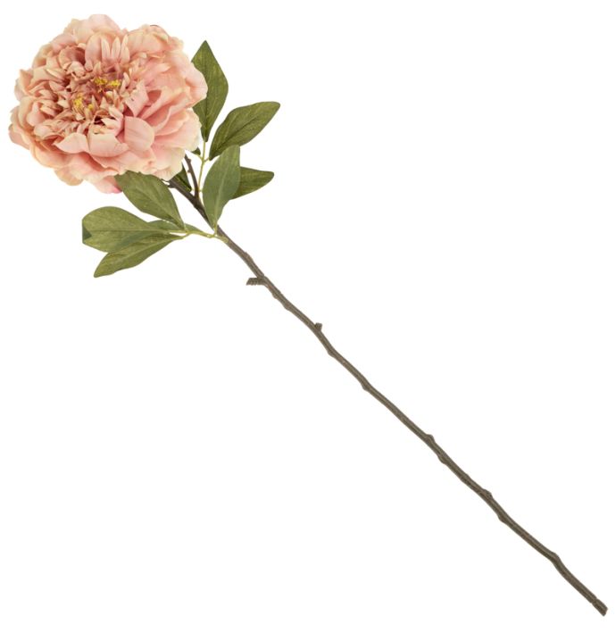 Kunstbloem pioen 72cm