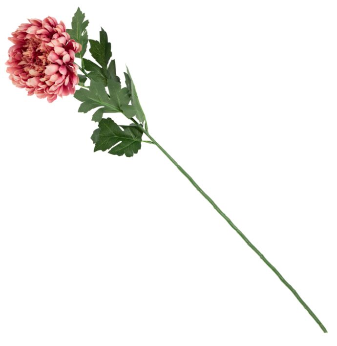 Kunstbloem chrysant 63cm