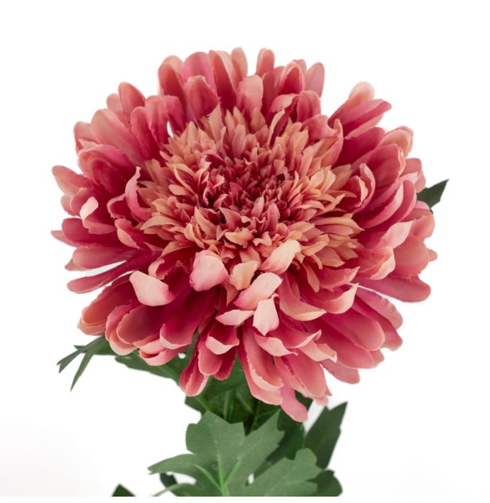 Kunstbloem chrysant 63cm