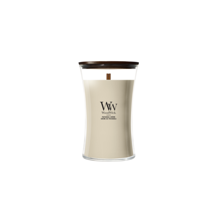 WoodWick Candle Patchouli Créme