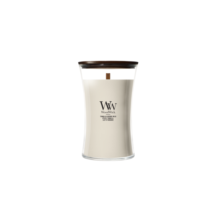 WoodWick Candle Tonka & Almond Milk