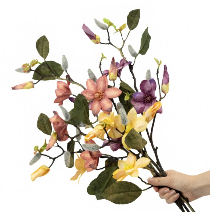 Kunsttak magnolia 86cm creme
