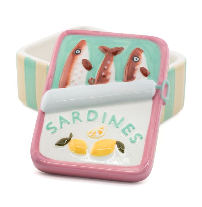 Aardewerk bakje sardines Tinka