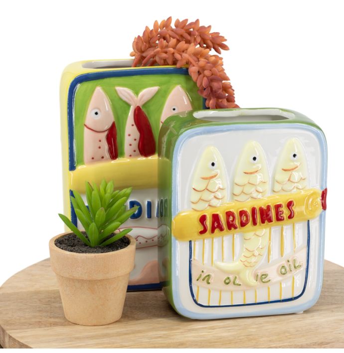 Aardewerk vaas sardines Sardo