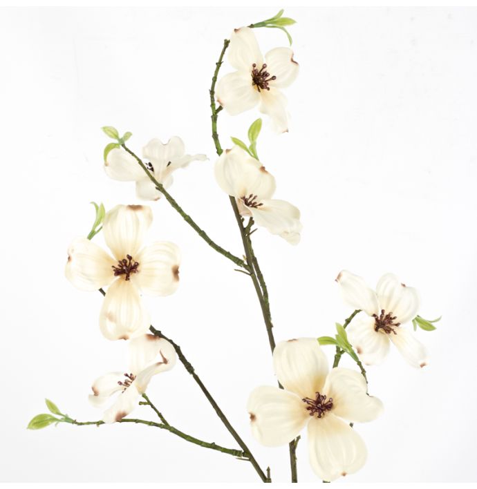 Kunstbloem bloesem beige