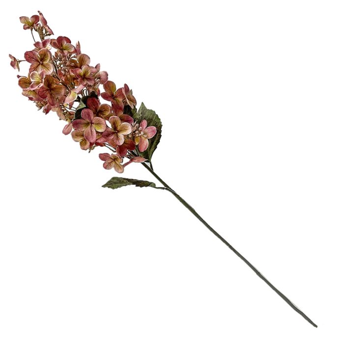 Kunstbloem hortensia 70cm roze
