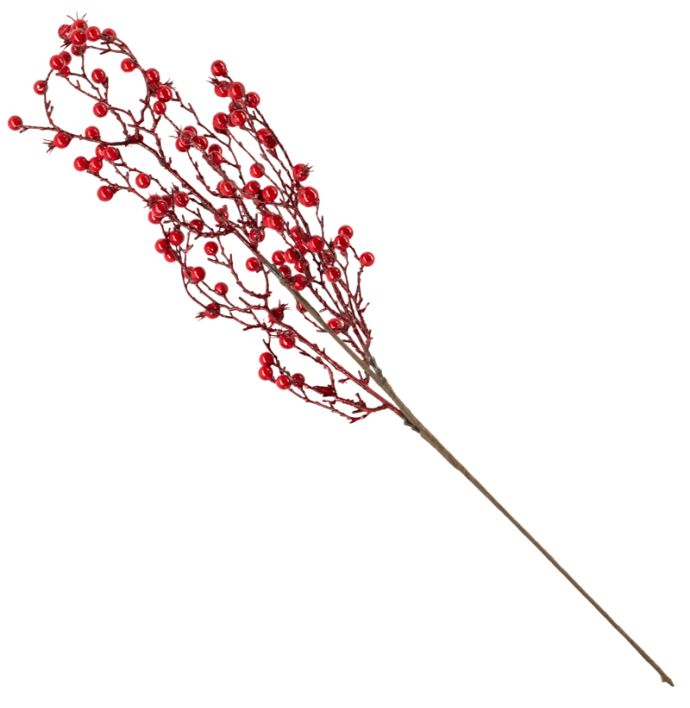 Kunsttak besjes rood 70cm