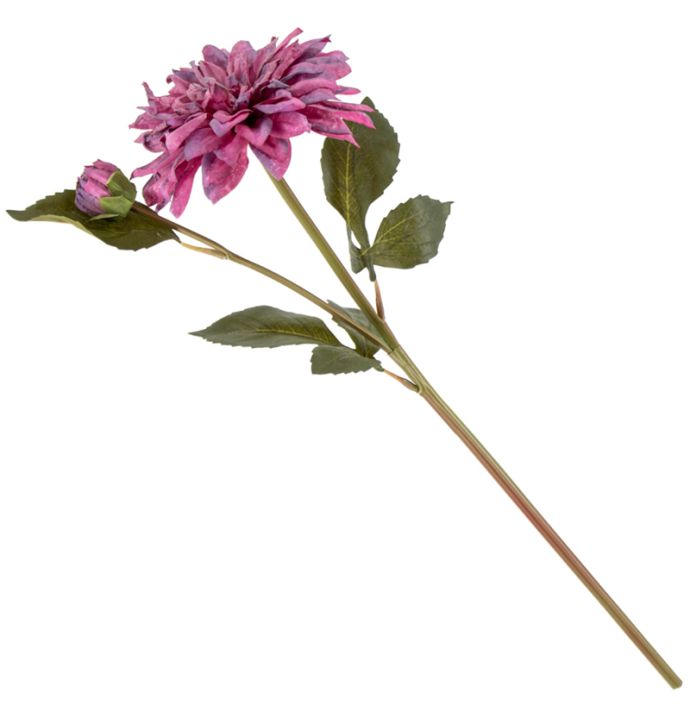 Kunstbloem dahlia paars
