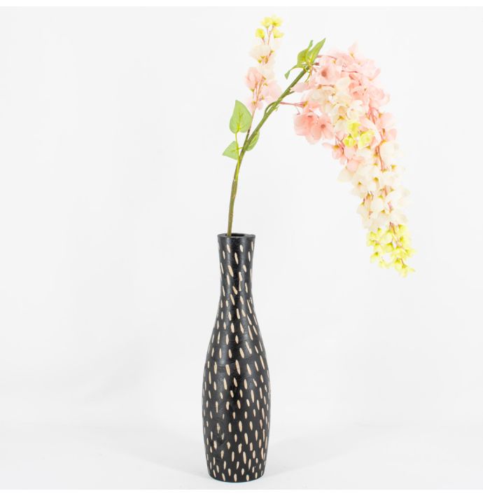 Kunstbloem blauweregen 116cm roze