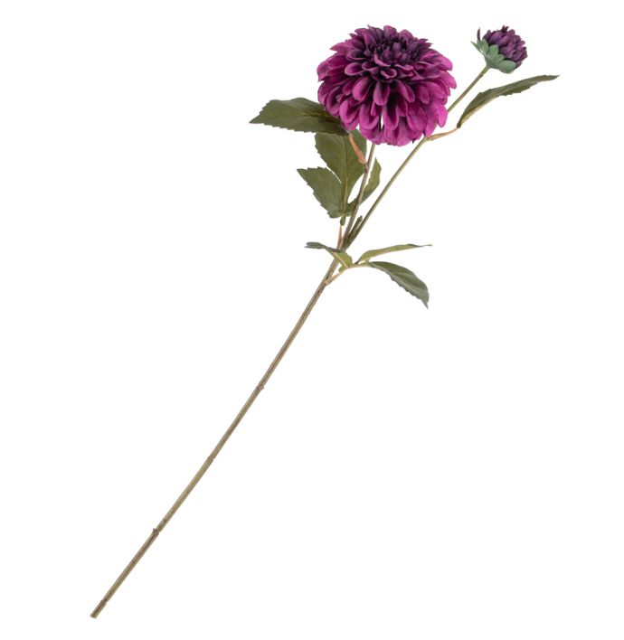 Kunstbloem dahlia paars