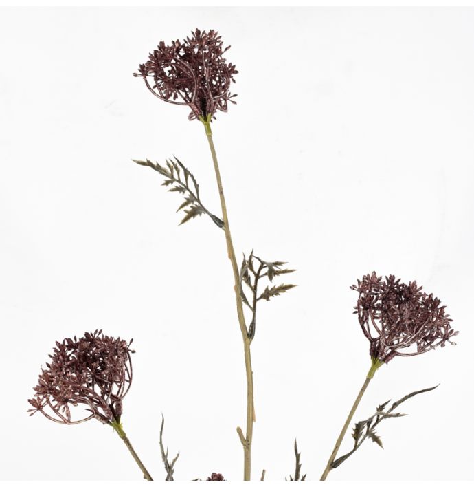 Kunsttak 86cm burgundy