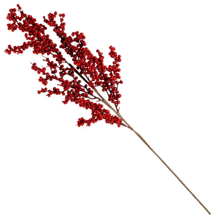 Kunsttak besjes rood 70cm