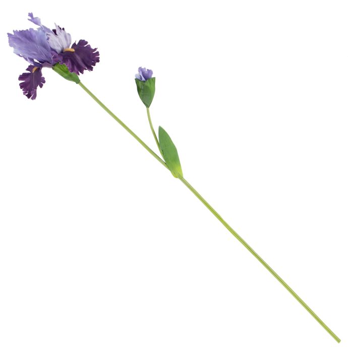 Kunstbloem Iris 80cm paars
