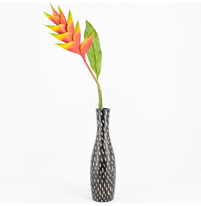 Kunstbloem Heliconia 87cm rood