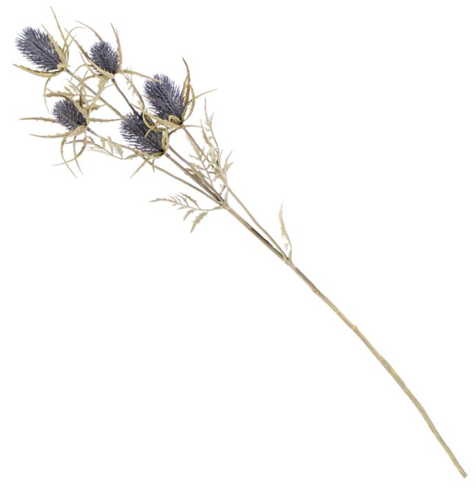 Distel kunsttak blauw