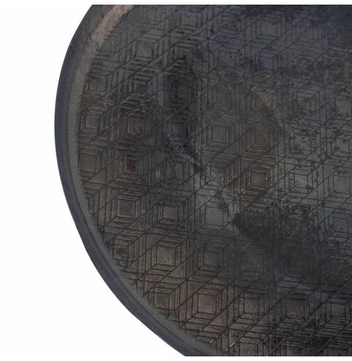 Metalen dienblad blauw