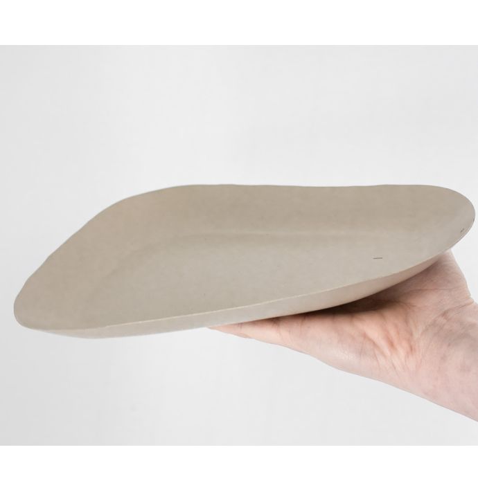 Metalen tray organisch sand