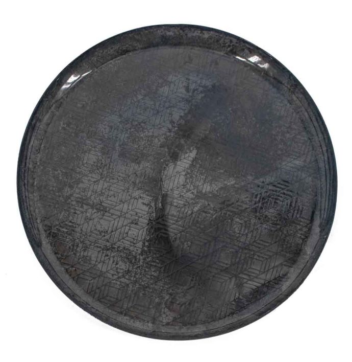 Metalen dienblad blauw