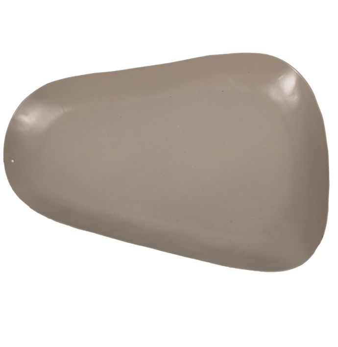 Metalen tray organisch sand
