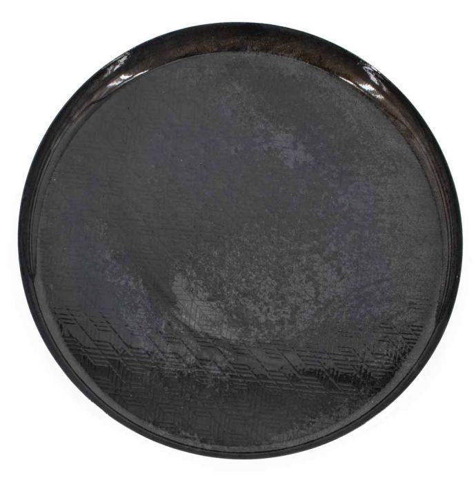 Metalen dienblad blauw