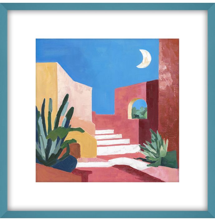 Schilderij met frame Mediterraans