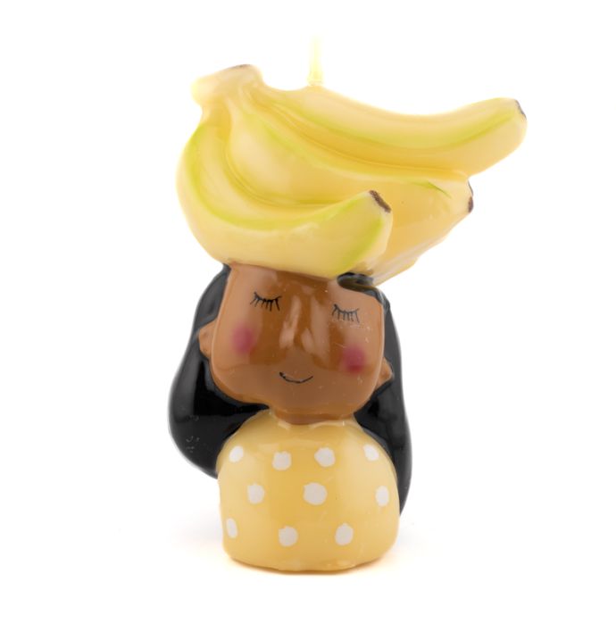 Kaars vrouw met bananen