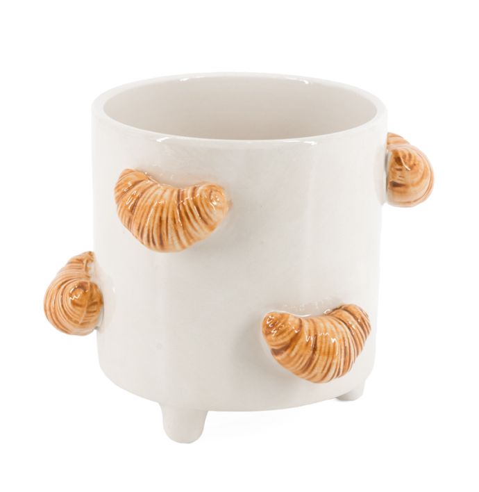Aardewerk vaas Croissants