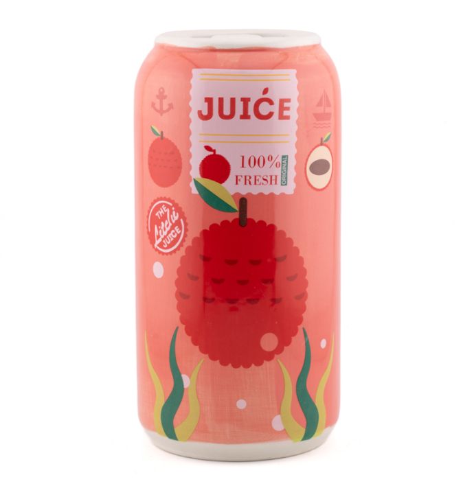 Aardewerk vaas Juice can